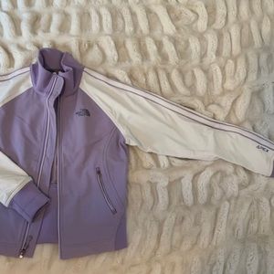 the north face women’s small purple jacket